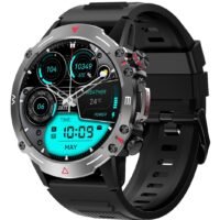 ibsun AMOLED Smart Watch, 1.43" Smart Watches for Men with IP68,Bluetooth Call, AI Voice Assistant, Blood/Oxygen/Heart Rate Monitor Fitness Watch for Android iOS