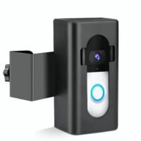 VAOdo Anti-Theft Video Doorbell Door Mount for Ring Doorbell Mount for Apartment Doorbell No-Drill Mount Fit for Most Video Doorbell Ring Doorbell Holder for Apartment Door