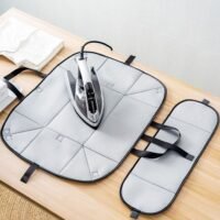 UNUNS Ironing Pad,Ironing Mat For Table Top,Portable Travel Iron Carrying Case Bag,Foldable Heat Resistant Ironing Board For Countertop