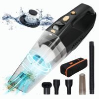 AccLoo Cordless Car Vacuum Cleaner 8000Pa Strong Cyclone Suction Household Handheld Wireless Mini Vacuum Cleaners Rechargeable Hoover for Home Cars and Pet