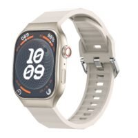 Curve 1.99" HD Curved Display Smartwatch, BT Calling, Health Suite, Multi Sports Mode, Smart Calculator, AI Voice Assistance, Compatible with Android & iOS, Up to 5 Days (Stand by), Starlight