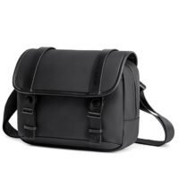ARCTIC HUNTER Crossbody Bag for Men, Lightweight Small Tablet Bag Work Office Bag, Black