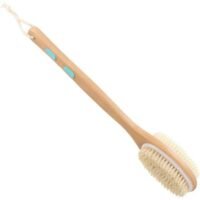 MMG Long Handle Dual Side Dry and Bath Body Brush, Reduce Cellulite, Dry Brush for Cellulite and Lymphatic Drainage, Exfoliating Brush, Shower Brush Body Scrubber