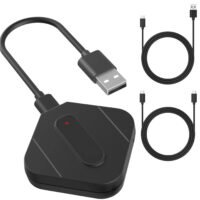 SYOSI 2023 Upgrade Carplay Wireless Adapter, Wireless Carplay Adapter Dongle for iPhone, Carplay Adapter Bluetooth 5.8GHz WiFi, Wireless CarPlay Dongle Adapter Supports iOS 10-16 Plug & Play