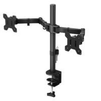 XiuWoo Adjustable Dual LCD LED Heavy Duty Gaming Monitor Arm Mount Stand