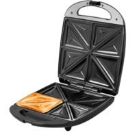 Saachi 8-Slice Non Stick Sandwich Maker 1100 W NL-ST-4655-BK Black/Silver