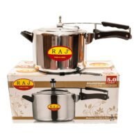 RAJ Aluminium Pressure Cooker Silver