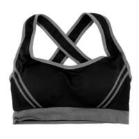 OUTAD Backcross Slim Vest Sports Bra Black