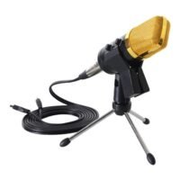 Generic HuaShun Cardioid PickUp Condenser Microphone BM100FX Black