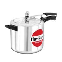 Hawkins Classic Aluminium Pressure Cooker Silver/Black 17x9x10inch