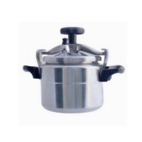 Generic Stainless Steel Durable & Elagant Look, Dishwasher Safe Large Handles, For Secure Handling Gas Compatible Pressure Cooker With Clipon Lid Silver Silver 7Liters