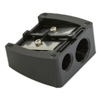 Onetech Dual Hole Sharpener Black/Silver