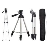 Generic Professional Camera Tripod Mount Stand Silver/Black
