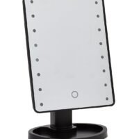 Generic Makeup Mirror With Built In LED Lights Black