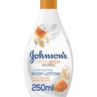 Johnson's Body Lotion Vitarich Smoothies Comforting Yogurt Honey And Oats 250ml