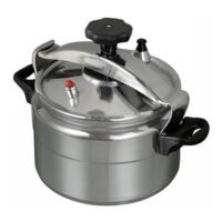 Gold Authentique Stainless Steel ?Dishwasher Safe & Locking Lid Pressure Cooker Silver/Black 5.0Liters