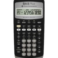 TEXAS INSTRUMENTS BA II Plus Financial Calculator Black