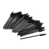 CYTHERIA 50-Piece Disposable Eyelash Mascara Wands Brushes black