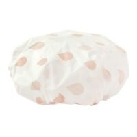 Sharpdo Printed Shower Cap White/Pink 28x28cm