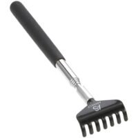 ANSELF Telescopic Back Scratcher Black/Silver 68cm