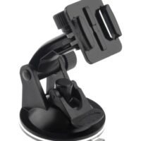 Ozone Suction Windshield Mount For GoPro Hero 7, Hero 6, Hero 4, Hero 5, SJCAM, Yi Black