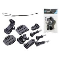 Ozone 9-Piece Camera Mounts For GoPro Set Black