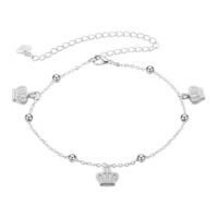 Sharpdo Three Crown Pattern Anklet