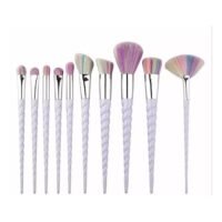 Generic 10-Piece Make Up Brushes Set Multicolour
