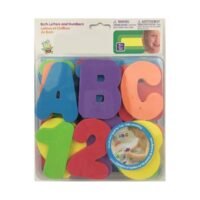 Generic 36-Piece Alphabet Letter And Numbers Set With Mesh Bag Bath Toys