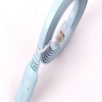 Generic USB To RJ 45 Controller Cable For Cisco Router Aqua/Silver