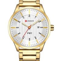 CURREN Men's Metal Analog Watch 8316 - 45 mm - Gold