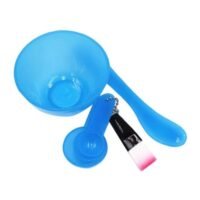 Generic 6-In-1 DIY Facial Mask Mixing Bowl Set Blue/Black/Pink