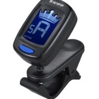 Generic Automatic Clip-On Digital Crown Tuner With LCD Display For Guitar/Chromatic Bass/Ukulele/Violin