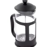 EHOME French Press Coffee And Tea Maker With Stainless Steel Filter Z587 Black
