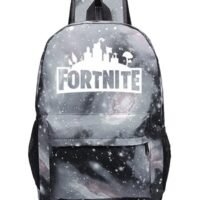 FORTNITE Game Cool Fashion Luminous Backpack Grey