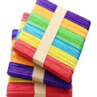 Generic 50-Piece DIY Wood Popsicle Stick