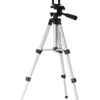 Generic Professional Adjustable Tripod Stand Silver/Black