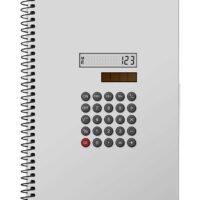 Stylizedd Calc A5 Spiral Notebook White