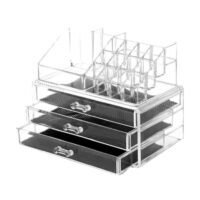 Generic Acrylic Cosmetic Organizer Clear/Black