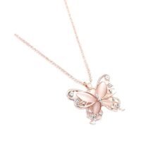 Generic Butterfly All Match Sweater Chain Pendant Necklace