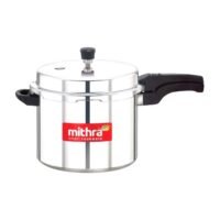 Mithra Aluminium Non-Stick Dishwasher Safe And Induction compatible Base Preesure Cooker With Outer Lid 43x27x25cm