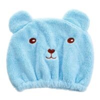 SAPU Head Towel Wrap Blue 22centimeter