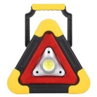UK PLUS Led Work Light Multi-Function Triangle Flood Light With Emergency Warning Light For Camping Hiking Fishing Car Repairing And Emergency Indoor Outdoor Use