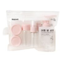Generic 6-Piece Travel Empty Bottle Set Pink/Clear