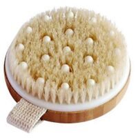 Generic Dry Bamboo Body Brush Multicolour