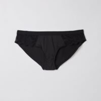 PARFAIT Lace Trim Bikini Briefs Black