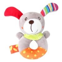 Beauenty Puppy Rattle Ring Bell Teether