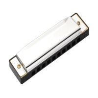 ANSELF 10-Hole Stainless Steel Chromatics Harmonica Mouth Organ