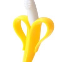 Cool Baby Bendable Banana Toothbrush Training Teether 10centimeter
