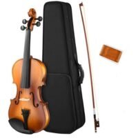 Mike Music Solid Wood Violin With Bow And Rosin 4/4